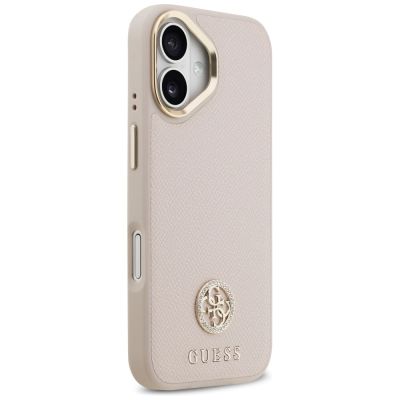 4. Guess Grained Strass Logo MagSafe case for iPhone 17 - pink