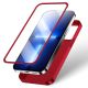 4. Joyroom 360 Full Case front and back cover for iPhone 13 Pro Max + tempered glass screen protector red (JR-BP928 red)