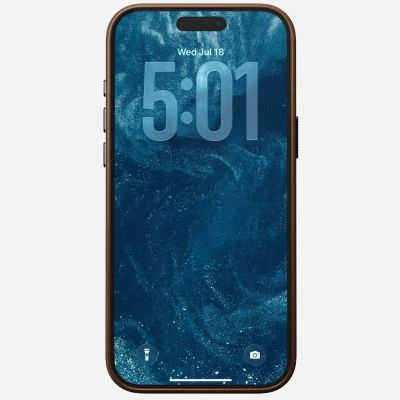 5. Nomad Traditional Leather Case for 17.5 cm (6.9") Mobile Phone Brown