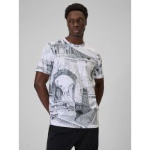 Men's regular printed T-shirt 4F 4FRSS26TTSHM3641-97A