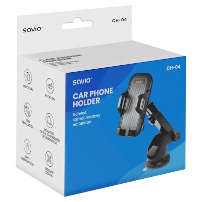 7. SAVIO CAR PHONE HOLDER, WINDSHIELD MOUNT CH-04