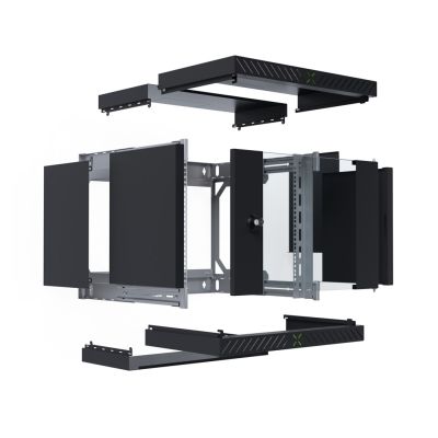 3. EFB Elektronik WGX-0906TS.G1 9U Rack Wall Mounted Cabinet Black
