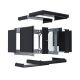 3. EFB Elektronik WGX-0906TS.G1 9U Rack Wall Mounted Cabinet Black