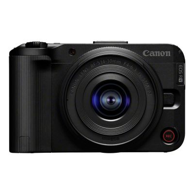 14. Canon 24.2 MP camera with image stabilization, ISO 32000, Wi-Fi, APS-C, black