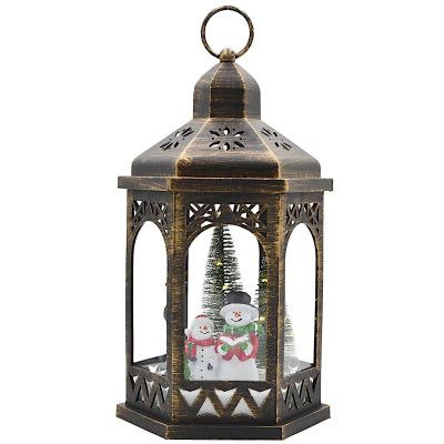 2. DECORATIVE LED LANTERN 32CM - SNOWMAN