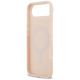 7. Guess Grained Flowers Classic Logo MagSafe iPhone Air Case - Pink