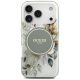 3. Guess IML Flower & Tonal Circle MagSafe Case for iPhone 18 Pro / 17 Pro – green