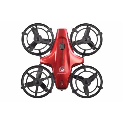 4. Amewi 25324 Mini Drone with Camera 300 mAh Black, Red