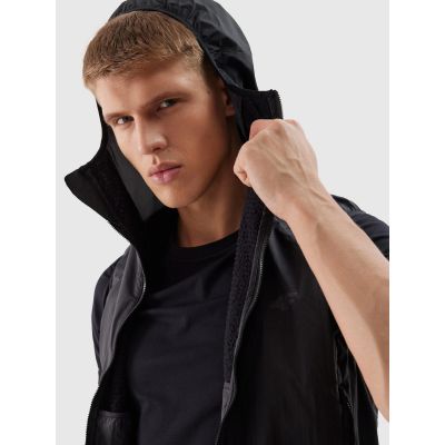 3. Men's down trekking vest with Primaloft active filling 4F 4FWSS24TVJAM096-24S