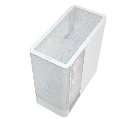 3. MODECOM VOLCANO AQ 300 ARGB MIDI CASE WHITE