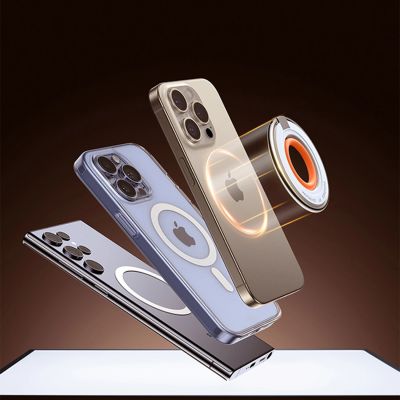 16. Joyroom JR-ZS383 MagSafe magnetic phone holder - orange