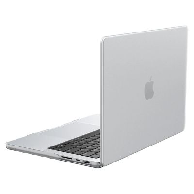 2. Spigen AirSkin Case for MacBook Pro 14" 2021 / 2023 / 2024 / 2025 / 2026 - Transparent Matte