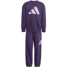 Kids' adidas Essentials Joggers purple tracksuit JW2439