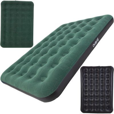 FLOCKED MATTRESS 2-PERSON GREEN 191x137x22CM 24644