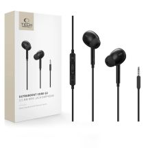 Tech-Protect Ultraboost Core G3 Mini Jack Wired Headphones - Black