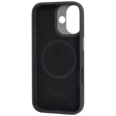 9. Audi RSQ Carbon Fiber Sport Red Circle MagSafe Case for iPhone 17 - Black