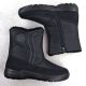 7. Women's flat insulated snow boots, black, Potocki SU33310