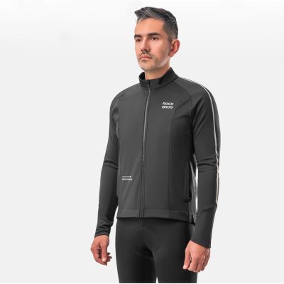 15. Rockbros Fall/Winter Long Sleeve Cycling Jacket S - Black