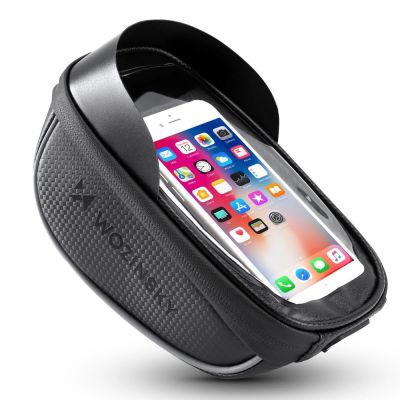 2. Wozinsky Bike Handlebar Bag with Phone Case 1L Black (WBB16BK)