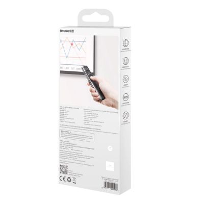 6. Baseus Orange Dot Wireless Presentation Laser Pointer - Gray (with battery)