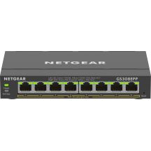 Netgear GS308EPP-100PES 8-Port PoE Switch 123 W (PoE+: 8 ports) Unmanaged Gigabit