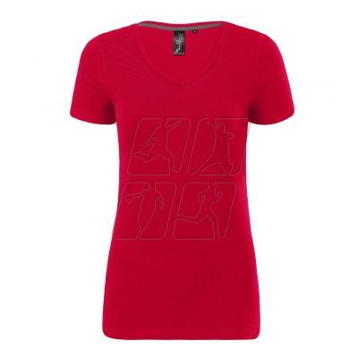 2. Malfini Action V-neck T-shirt W MLI-70171 formula red