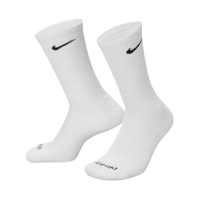 2. Nike Everyday Plus Cushioned Socks 3 Pairs White, Gray, Black SX6888 964