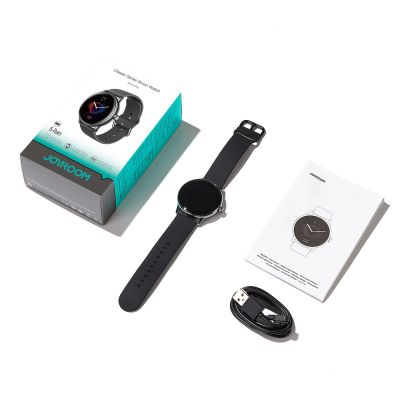 2. Joyroom Classis Series JR-FC1 Smartwatch with Call Answering Function / IP68 Protection - Dark Gray
