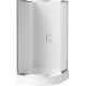 Semicircular shower cabin 90x90 cm - height 170 cm