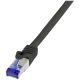 LogiLink C6A143S Network Cable Black 50m Cat6a S/FTP (S-STP)