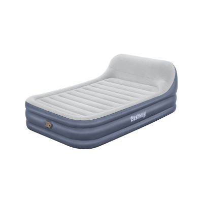 14. Bestway 67923/23 Air Mattress Double Mattress Gray, White Unisex