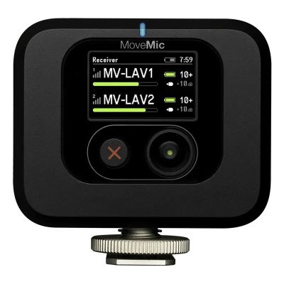 2. Shure MV88+W-KIT-Z6 - Wireless stereo microphone with on-camera receiver