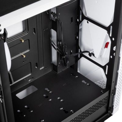8. Gaming Case, Kolink VOID WHITE Midi Tower Case, white
