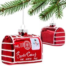 GLASS BALL FORM LETTER TO SANTA CLAUS - SNOWMAN