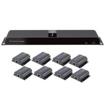 Techly IDATA EX-HL81TY AV Extender AV Transmitter and Receiver Black