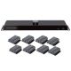 Techly IDATA EX-HL81TY AV Extender AV Transmitter and Receiver Black