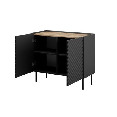 2. 2D ONDA chest of drawers 98x45x85 black