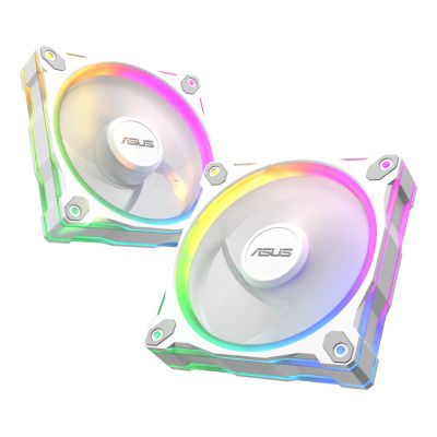 9. ASUS PRIME MR120 FAN ARGB REVERSE WHITE fan