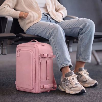 14. Tech-Protect Defender S50 Backpack for Ryanair & Wizzar, 20L Laptop - Pink