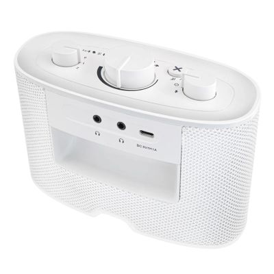3. Albrecht Klaro Portable Stereo Speaker White 4 W