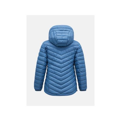3. Peak Performance W Frost Down Hood Jacket Blue