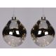 6. GLASS DROP MATRIX BALL 2 PCS LED 12 CM ANTHRACITE
