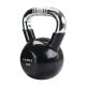 37. Kettlebell HMS KTC12 BLACK cast iron knurled handle