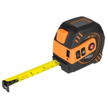 Laser rangefinder with tape measure