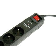 ENERGENIE SPF5-C-10 Power Strip (5 x UTE; 3 m; black)
