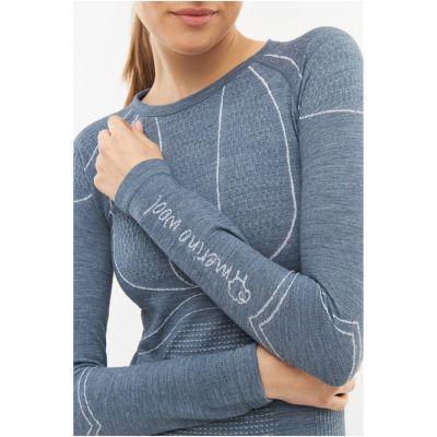 4. VIKING Lana Pro Longsleeve Merino Women's Underwear Size M Gray