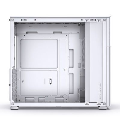 2. Jonsbo D41 screen computer case, white