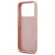 7. Guess Rhinestone Triangle Logo iPhone 17 Pro Case - Pink