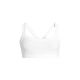 CASALL Women's Defined Rib Sport Top White
