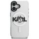 3. Karl Lagerfeld IML Choupette Sketch Logo MagSafe iPhone 16 Case - Clear